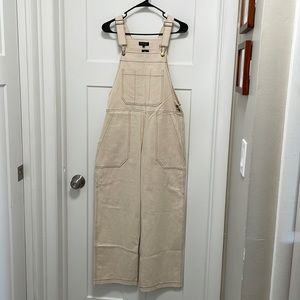 Women’s Roolee Gaten Stitched Overalls FloralWhite Size Small